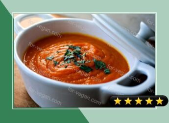 Carrot and Sweet Potato Soup With Mint or Tarragon recipe