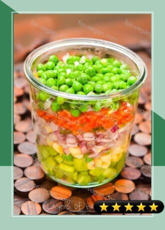 Make-ahead Sweet Pea Lunchbox Salads recipe