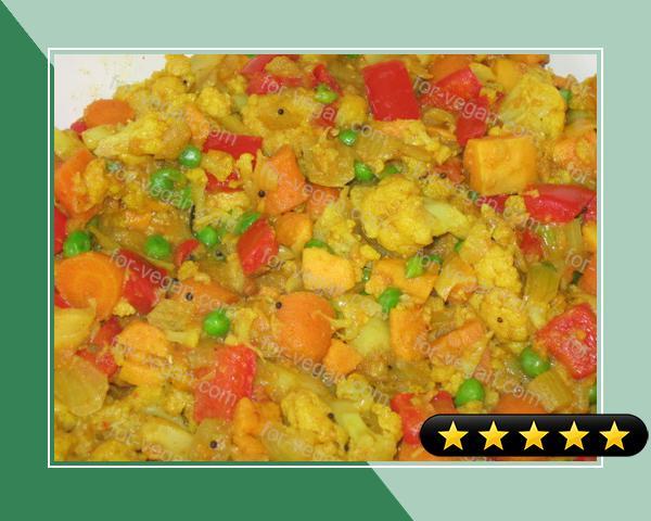 Wonderful Veggie Curry recipe