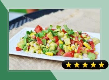Tomato, Corn, Avocado Salad recipe