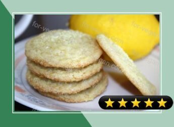Lemon Tea Cookies Dairy, Egg & Nut Free recipe