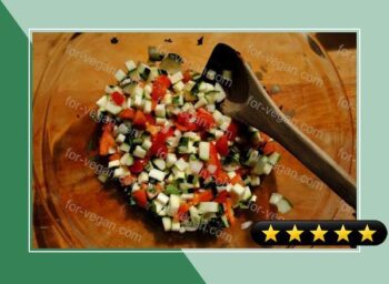 Zucchini Garden Salad recipe
