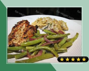 Sauteed Green Beans and Red Onion recipe