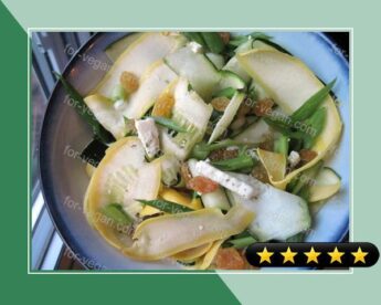 Zucchini and Squash Ribbon Salad recipe