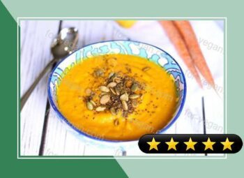 Curried Carrot Soup With Toasted Seeds recipe