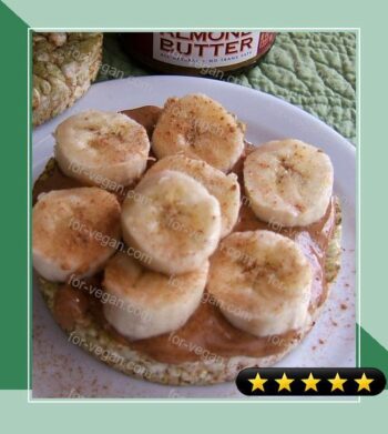 Rice Cake With Almond Butter and Bananas recipe