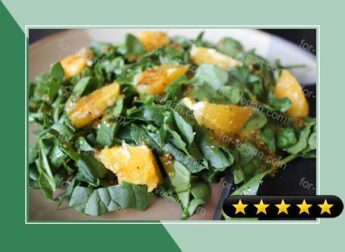SPINACH and WATERCRESS SALAD recipe