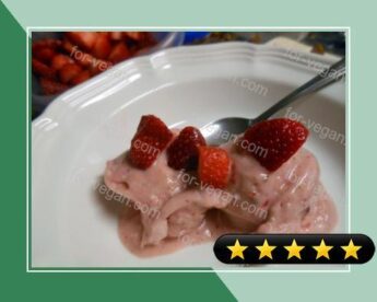 Faux (Nutty) Strawberry Banana Ice Cream recipe