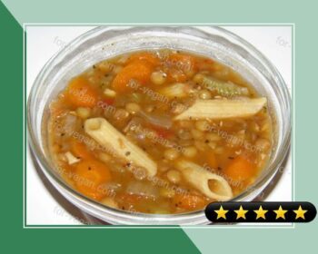 Lentil Noodle Soup recipe
