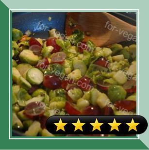 Brussels Sprouts with Grapes recipe