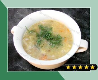 Roasted Cauliflower & Dill Soup recipe