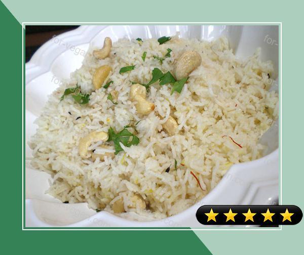 Rice With Saffron and Nuts (Zaffrani Chaval) recipe