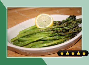 Baked Asparagus With Lemon Dressing recipe