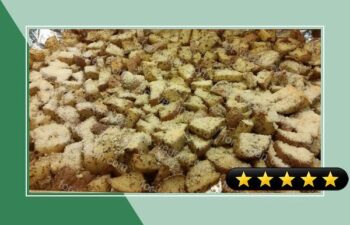 Oven-baked garlic potatoes recipe