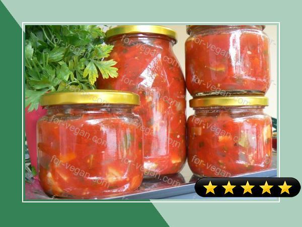 Canned Chunky Tomato and Vegetable Sauce recipe