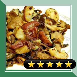 Roasted Wild Mushrooms and Potatoes recipe