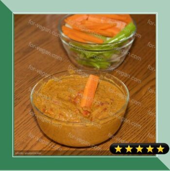 Roasted Bell Pepper and Bean Dip recipe