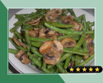 Herbed Green Beans and Mushrooms recipe