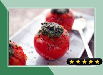 Baked Tomatoes With Arugula Pesto recipe