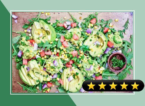 Grilled Corn and Avocado Salad recipe