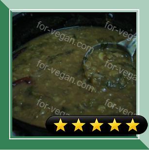 Aaku Pappu (Dal with Greens) recipe