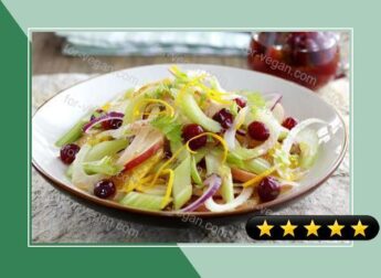 Crispy winter Fenland celery and fennel salad recipe recipe