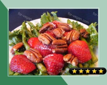Asparagus, Strawberry Salad With Honey Lime Dressing recipe