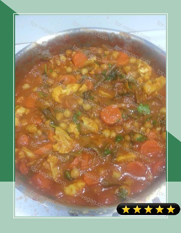 Chickpea Curry in Tomato Sauce recipe