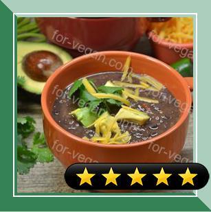 Easy and Super Delicious Black Bean Soup recipe