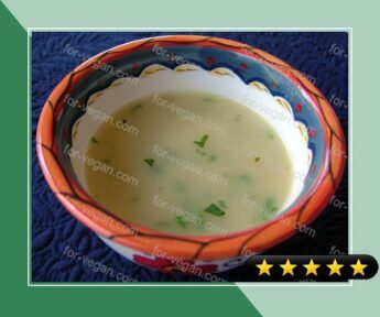 Fresh Coriander Soup (Sopa De Coentro) recipe