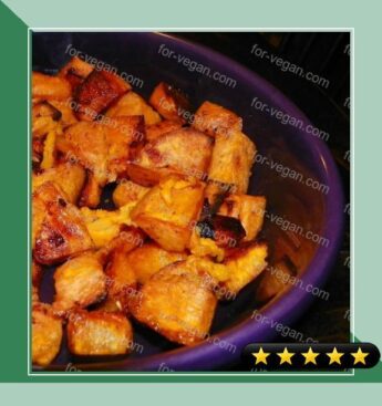 Coconut Oil Roasted Sweet Potatoes recipe
