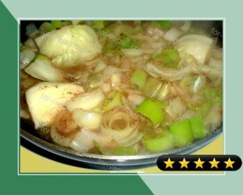Spicy Leeks, Cabbage & Onions recipe