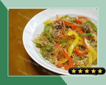 Kudzu Noodles Chapchae recipe