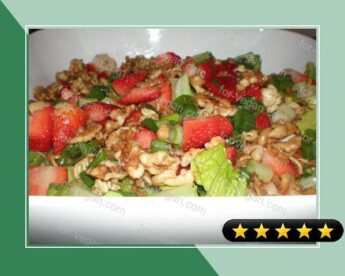 Crunchy Romaine Strawberry Salad recipe