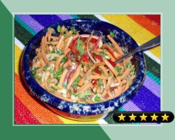 Carrot Salad With Black Mustard Seeds recipe
