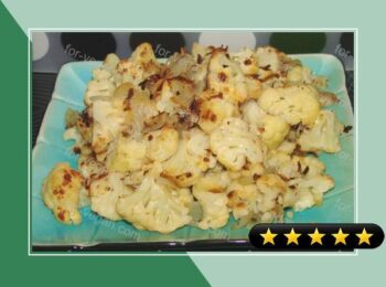 French Roasted Cauliflower With Thyme recipe
