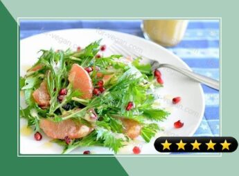 Mizuna or Arugula & Grapefruit Salad recipe