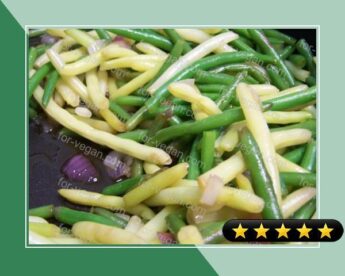 Green Beans with Caramelized Onions recipe