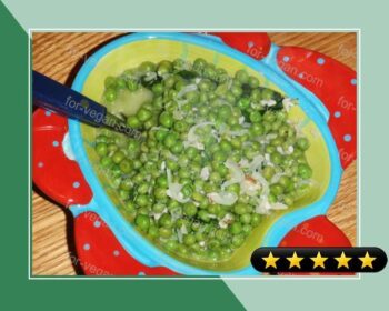 Peas With Spinach and Shallots recipe