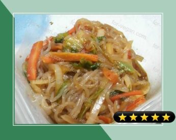 Shirataki Noodle Japchae recipe
