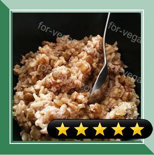 Whole Rice and Lentils (Majadara) recipe