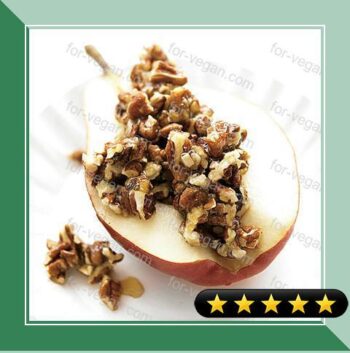 Pear with Honey and Pecans recipe