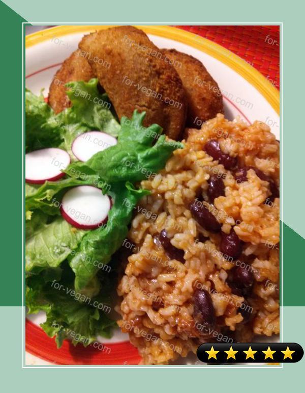 Sandra's Simple Rice with Beans recipe