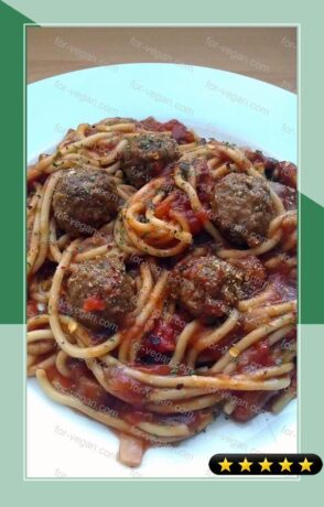 Vickys Vegan Spaghetti and 'Meatballs', Gluten, Dairy, Egg & Soy-Free recipe