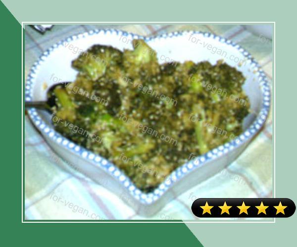 Roasted Broccoli Sesame Salad recipe