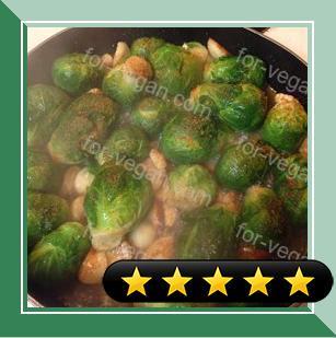 Pan Fried Brussels Sprouts recipe