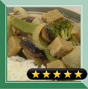 Tofu-Veggie Stir Fry and Gravy recipe