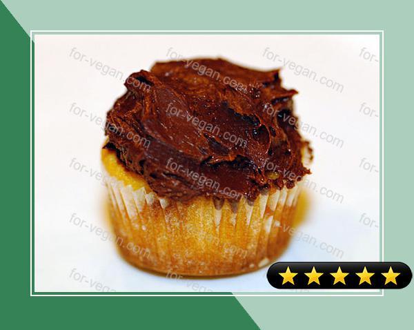 Gluten Free Vanilla Cupcakes with Vegan Chocolate Frosting recipe