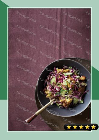 Red Cabbage Salad with Curried Seitan recipe