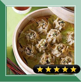 Steamed Vegetable Sui-Mai Dumplings with Chili-Sesame Oil recipe